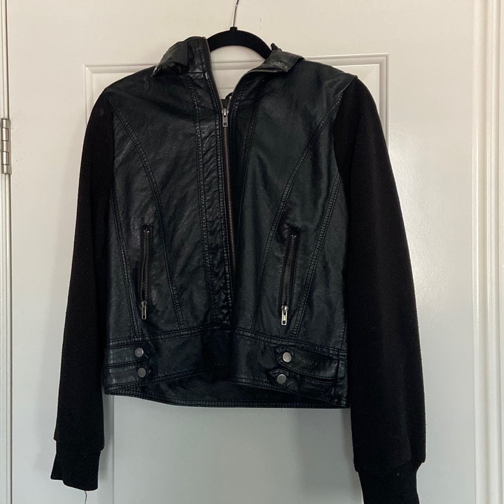 Faux Leather Jacket